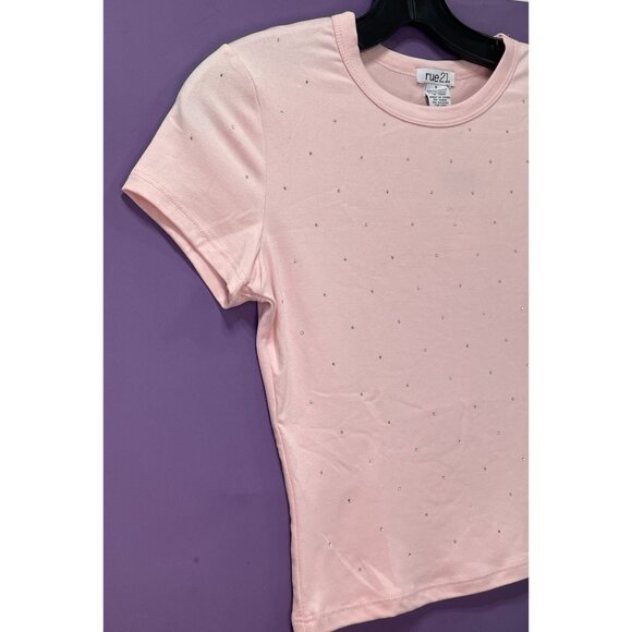 Rue 21 - Women's Short Sleeves T-Shirt - Pink - Small - Picture 11 of 12